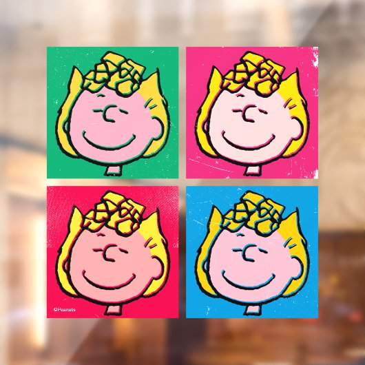 Pop Art Sally | Voorbeeld voor uzelf Raamsticker (Vel 2)