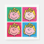 Pop Art Sally | Voorbeeld voor uzelf Servet (Voorkant)