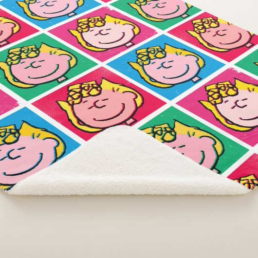 Pop Art Sally | Voorbeeld voor uzelf Sherpa Deken (3/4)