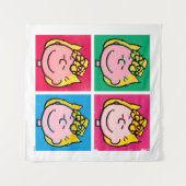 Pop Art Sally | Voorbeeld voor uzelf Wandkleed (Voorkant (horizontaal))