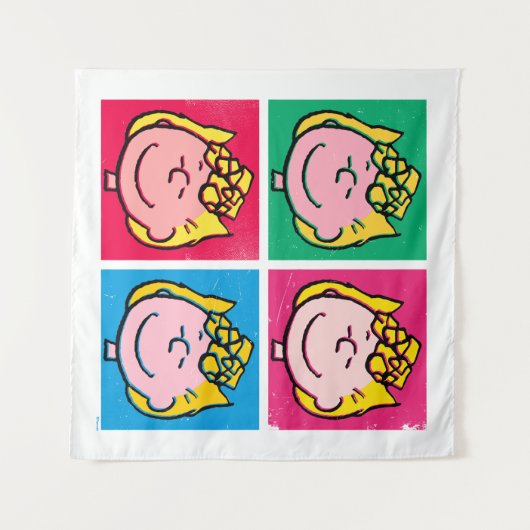 Pop Art Sally | Voorbeeld voor uzelf Wandkleed (Voorkant (horizontaal))