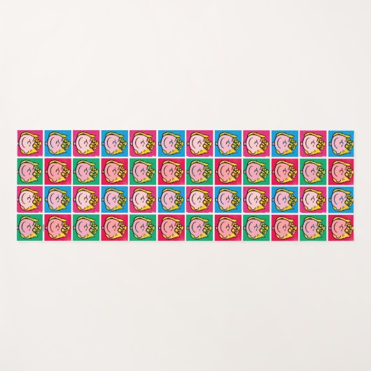 Pop Art Sally | Voorbeeld voor uzelf Yogamat (Voorkant (horizontaal))