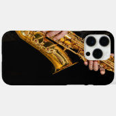 Pop Art Saxofonist – Kleurrijke Jazz  Case-Mate iPhone Case (Achterkant (horizontaal))