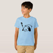 Pop Art Schattige Panda T-shirt (Voorkant volledig)