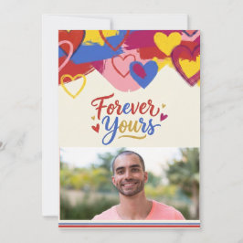 Pop Art Schilderachtige Valentijnskaart  Feestdagenkaart