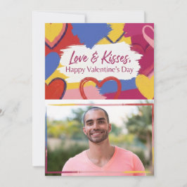 Pop Art Schilderachtige Valentijnskaart  Feestdagenkaart