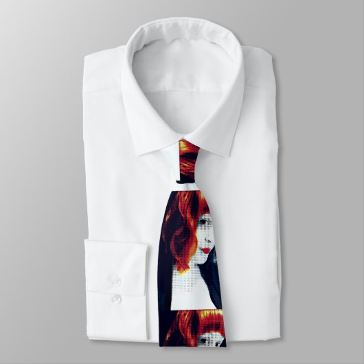 Pop Art Self Portret Stropdas (Gebonden)