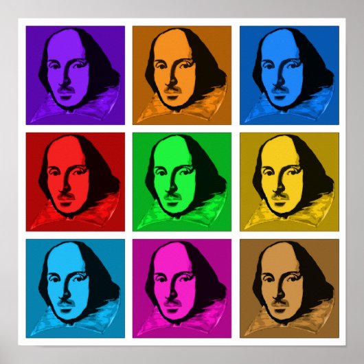 Pop Art Shakespeare Poster (Voorkant)
