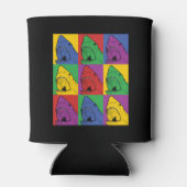 Pop Art Shark Blikjeskoeler (Achterkant)