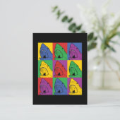 Pop Art Shark Briefkaart (Staand voorkant)