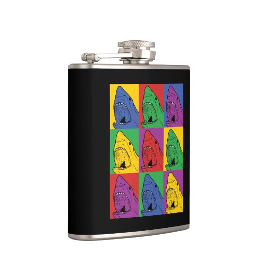 Pop Art Shark Heupfles (Rechts)