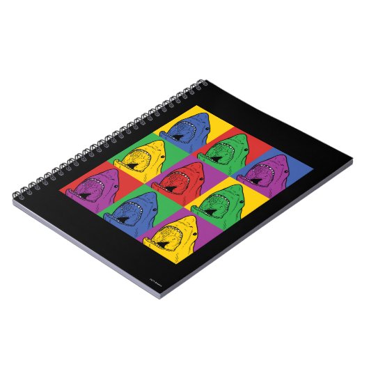 Pop Art Shark Notitieboek (Linkerzijde)