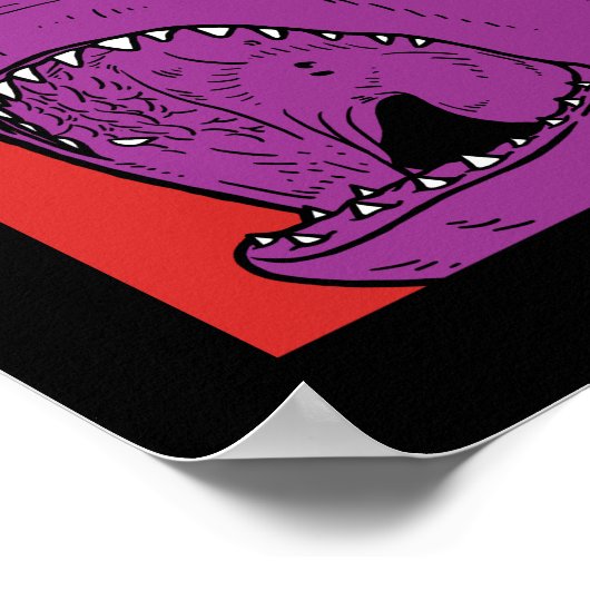 Pop Art Shark Poster (Hoek)