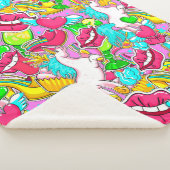 Pop Art Sherpa Deken (3/4)