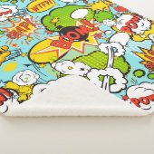 Pop Art Sherpa Deken (3/4)