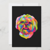 Pop Art Shih Tzu Cute Puppy Eigenaar Bedankkaart (Voorkant)