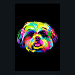 Pop Art Shih Tzu Hondenliefhebbers Poster<br><div class="desc">Pop Art Shih Tzu Hondenliefhebbers Beste cadeauidee voor hondenliefhebbers. Met een grappig ontwerp zal dit een geweldig cadeau zijn voor familie,  vrienden,  collega's,  buren of jezelf. Een speciaal voor hondeneigenaars ontworpen versie.</div>