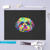 Pop Art Shih Tzu Hondenliefhebbers Tissuepapier (Craft)