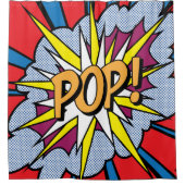 Pop Art Shower Curtain Douchegordijn (Voorkant)