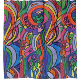 Pop Art Shower Curtain Douchegordijn