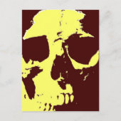 Pop Art Skull Briefkaart (Voorkant)