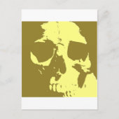 Pop Art Skull Briefkaart (Voorkant)