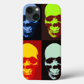 Pop Art Skull Case-Mate iPhone Case (Achterkant)