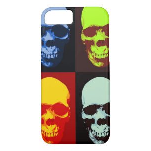 Pop Art Skull iPhone 7 Hoesje