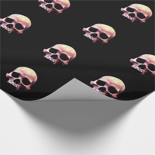 Pop Art Skull Kerst inpakpapier (Hoek)