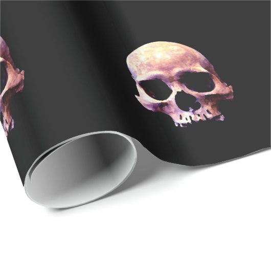 Pop Art Skull Kerst inpakpapier (Rol Hoek)
