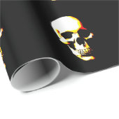 Pop Art Skull Kerst inpakpapier (Rol Hoek)