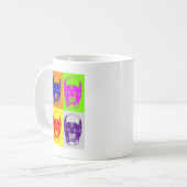 Pop Art Skull Koffiemok (Voorkant links)