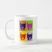 Pop Art Skull Koffiemok (Links)