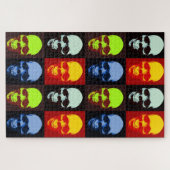 Pop Art Skull Legpuzzel (Horizontaal)