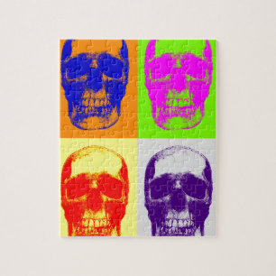 Pop Art Skull Legpuzzel