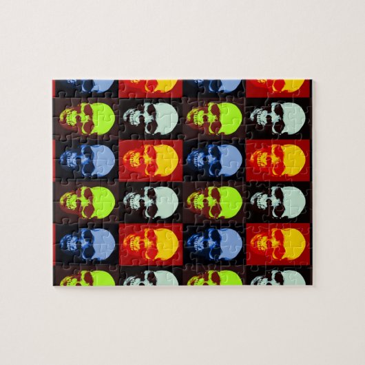 Pop Art Skull Legpuzzel (Horizontaal)