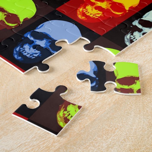 Pop Art Skull Legpuzzel (Zijkant)