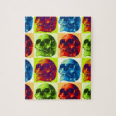 Pop Art Skull Legpuzzel (Verticaal)