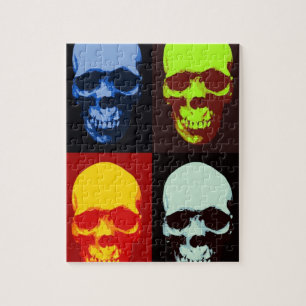 Pop Art Skull Legpuzzel