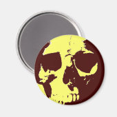 Pop Art Skull Magneet (Voorkant / Achterkant)
