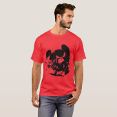 Pop Art Skull Mannen T-shirt (Voorkant volledig)