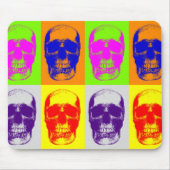 Pop Art Skull Muismat (Voorkant)