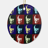 Pop Art Skull Ornamenten (Links)