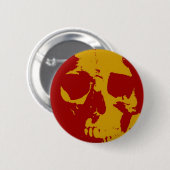 Pop Art Skull Ronde Button 5,7 Cm (Voorkant /achterkant)