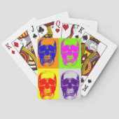 Pop Art Skull Speelkaarten (Achterkant)