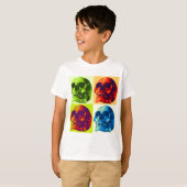 Pop Art Skull T-shirt (Voorkant volledig)