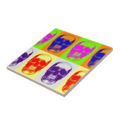 Pop Art Skull Tegeltje (Zijkant)