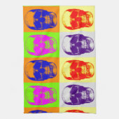 Pop Art Skull Theedoek (Verticaal)