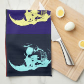 Pop Art Skull Theedoek (Quarter Fold)