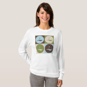 Pop Art Skydiving T-shirt (Voorkant volledig)